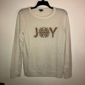 Talbots large L Joy Christmas holiday sweater